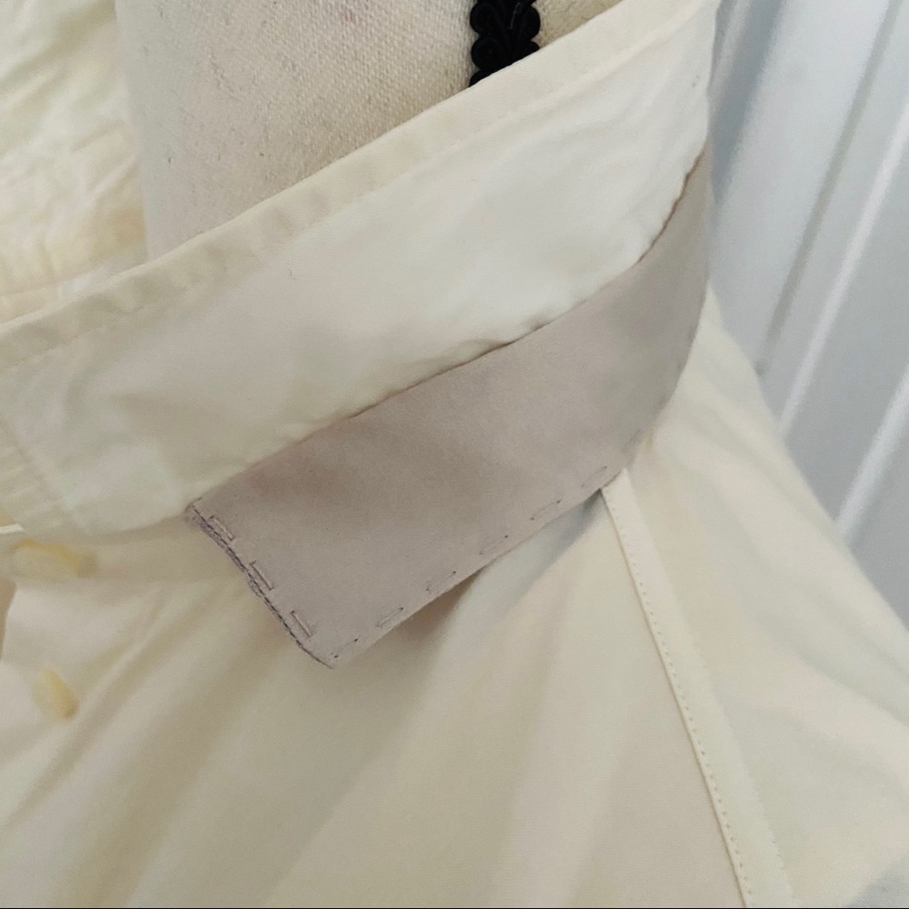 Brunello Cucinelli Cream Button Down Shirt - Picture 7 of 10